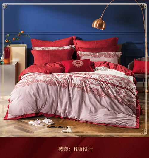 羅萊家紡婚慶大紅四件套 以傳統(tǒng)之禮，見證摯愛時(shí)刻
